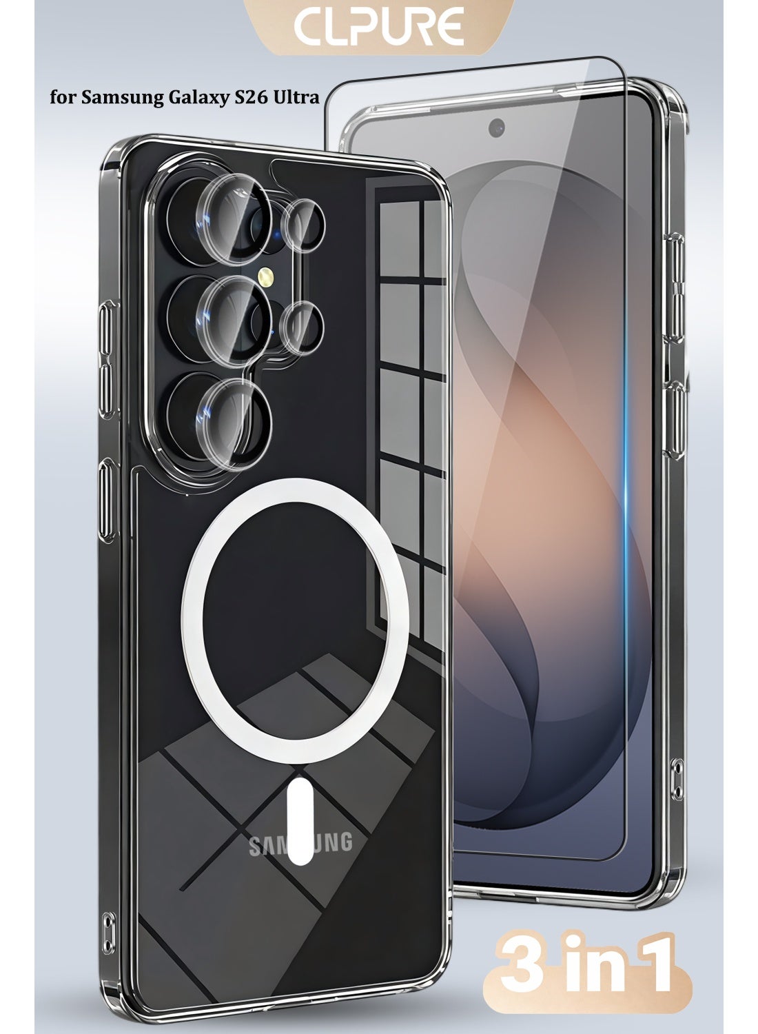 سامسونج Samsung 3 In 1 Samsung Galaxy S26 Ultra Protection Pack