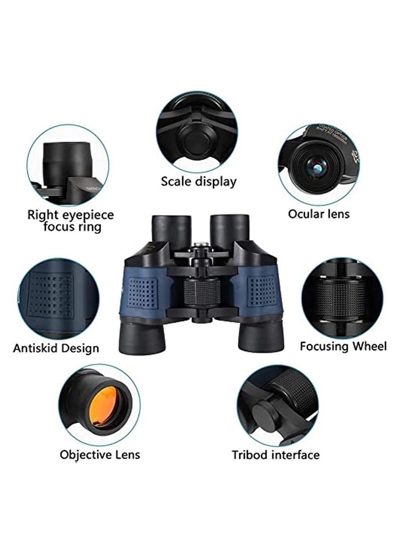 Generic 60X60 3000M Hd Telescope With Clear Low Light Night Vision Easy To Focus Fogproof Waterproof For Bird Watching Outdoor Hunting Travel Sightseeing Concerts (60X60) - Image 4