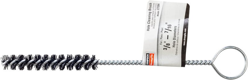 Simpson StrongTie ETB4 ETB 1/2 in. x 8 in. Nylon Hole-Cleaning Brush - Image 1