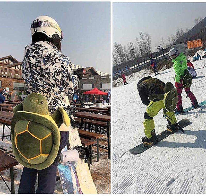 Elegeet Protective Gear for Skiing Skating Snowboarding Cute Turtle Tortoise Cushion Green - Image 4