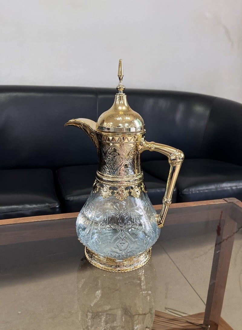 Manhua 1.6L Handheld Cold Water Pitcher - Juice,Beverage,Coffee Glass Pitcher - Image 1