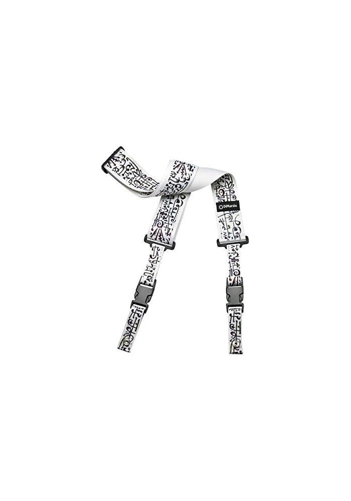DiMarzio DD2242 Steve Vai Cliplock Guitar Strap - Art White with Bonus RIS Picks (x3) - Image 1
