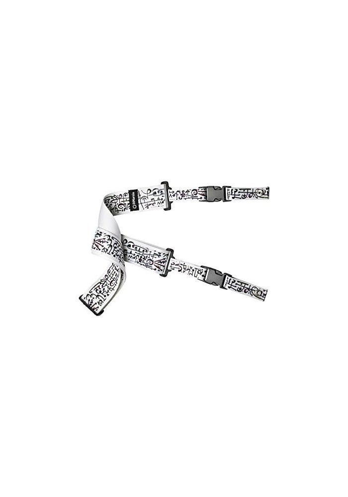 DiMarzio DD2242 Steve Vai Cliplock Guitar Strap - Art White with Bonus RIS Picks (x3) - Image 3