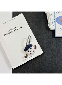 Bear Plush Knitted Cute Suitable For Smart For Apple Airtag Tracker Case Anti-lost Device Protective Cover Soft Positioning-Color:Expression Baseball-Applicable Models:For Apple Airtag Protective Case