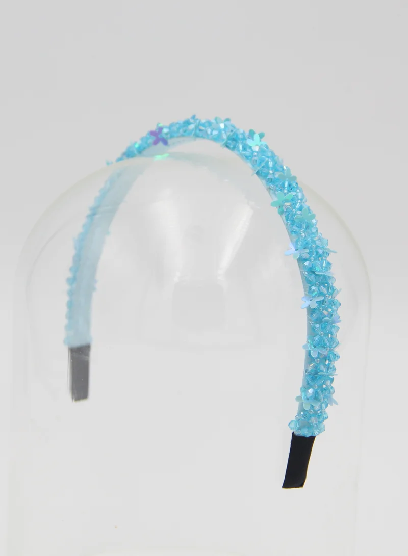 D'Daniela Headband Anna For Girls Butterfly Sky Blue