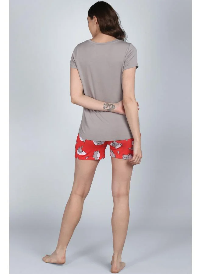 NeceSera Lazy Cat Shorts