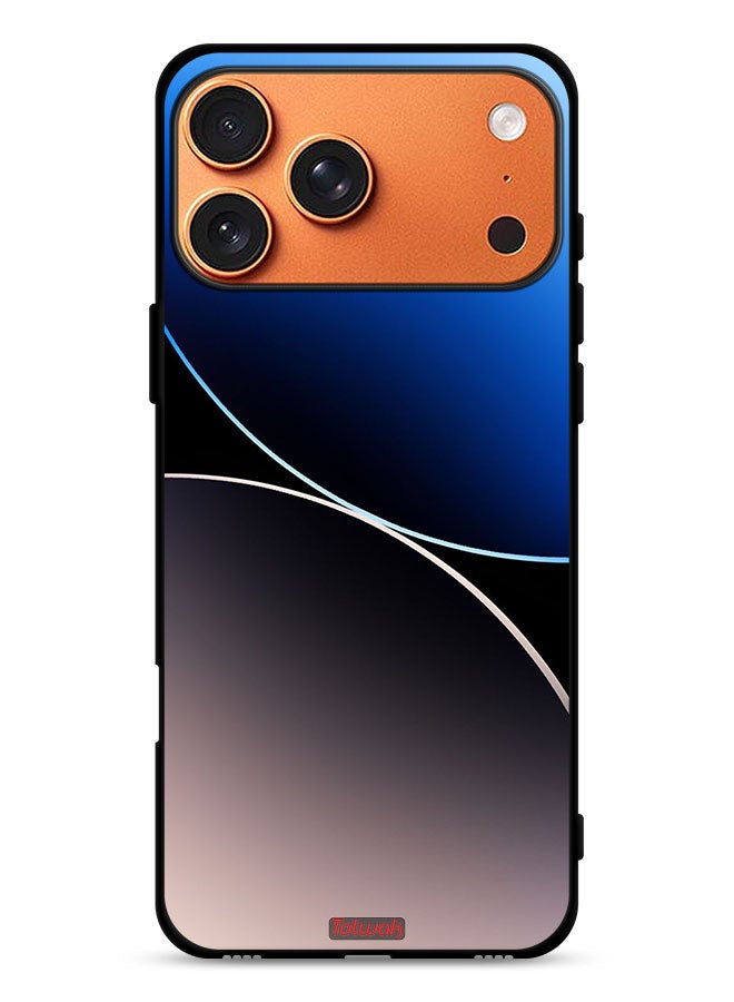 Tolwak Apple iPhone 17 Pro Max Protective Case Cover Curve Lines Pattern - Image 1