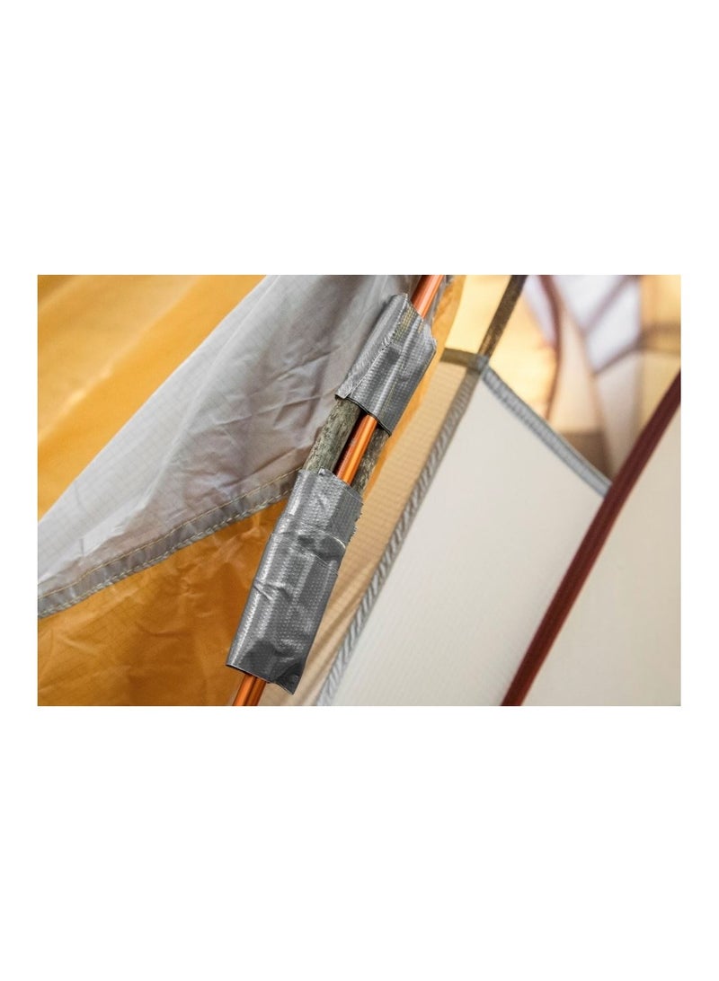 اسماكو شريط لاصق من قماش البولي إيثيلين، درجة صناعية، متعدد الأغراض، لاصق عالي الالتصاق، للإغلاق والعزل والتجميع وتغليف الأنابيب وتثبيت السجاد - Image 3