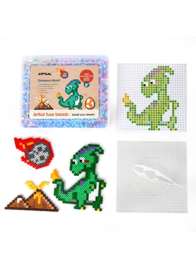 Generic - Artkal 5000-piece Dinosaur Animal Ocean Planet Traffic Version Puzzle Toy Building Blocks Educational Creative Play-Color:Sea, Land And Air Models - Image 1