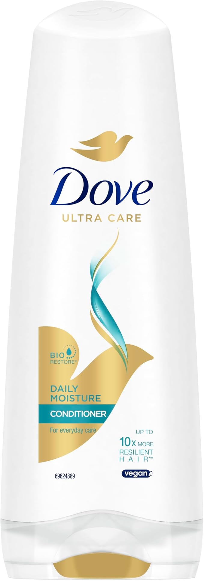 Dove Ultra Care Daily Moisture Conditioner strengthens and moisturises for up to 10x more resilient hair for everyday hair care 200 ml - Image 1