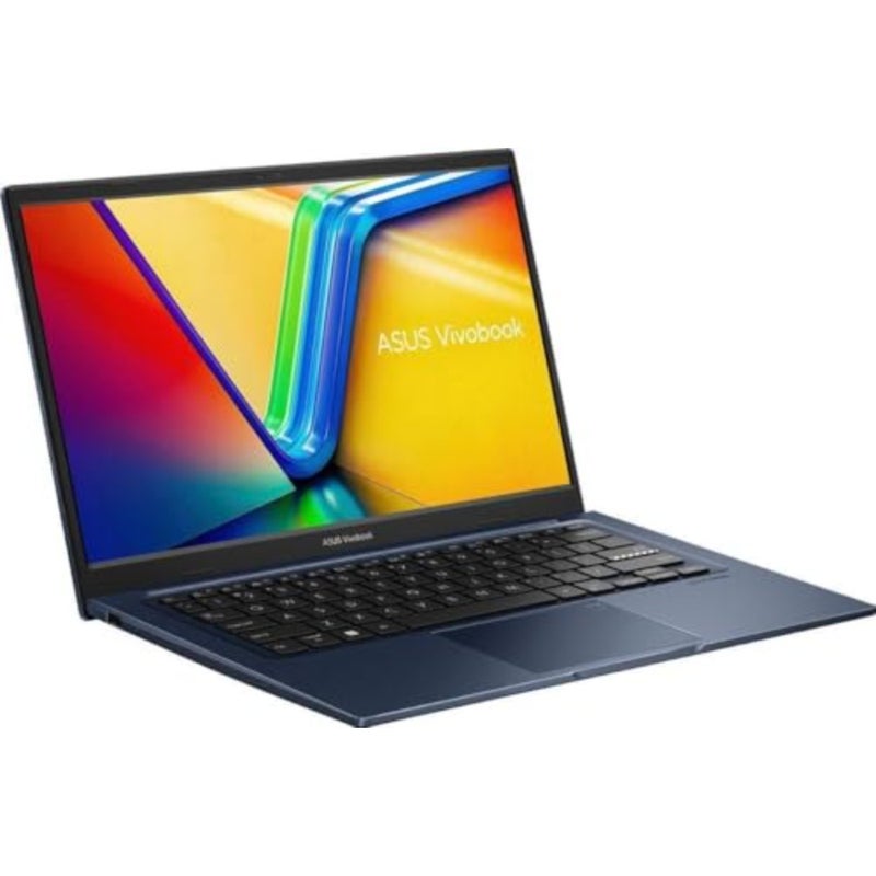 Vivobook 14" FHD Laptop Intel Core i3-1215U Intel Iris Xe Graphics HDMI Blue 8GB RAM 128GB SSD Windows 11 S Bundle with USB 3.0 Hub - Image 1
