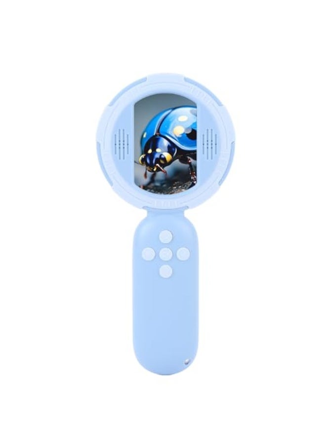 Generic Educational Science Kit Toys Portable Handheld Magnifying Glass, Microscope for Kids, Macro Fixed Focus Digital Kid Microscopes, 4X Zoom, Interactive Learning, Ages 3+ Girls Boys  - Image 1
