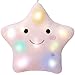 DearSun 138 Light Up Twinkle Star Pillow LED Star Plush Pillow with Colorful Night Lights Soft Glowing Stuffed Star Toy Cute Throw Pillow for Kids Birthday Gift Bedroom NurseryPink - Image 3