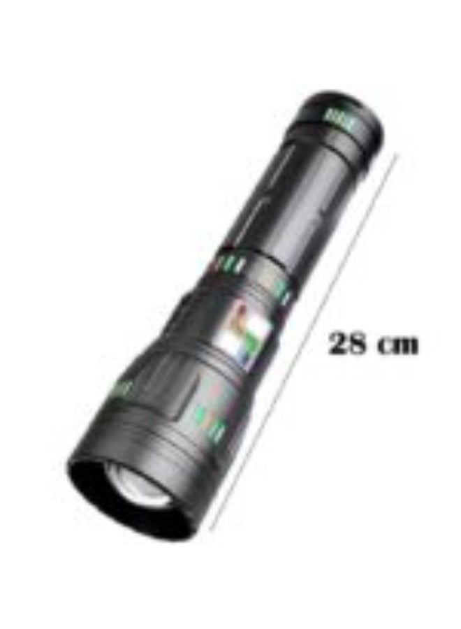 يماو كشاف يدوي قوي جدًا من YEMAO موديل YM-G600 🔦 | بقدرة 100 واط | إضاءة GT60 LED فائقة السطوع تصل حتى 1500 متر | تركيز تلسكوبي قابل للتعديل | كشاف قابل لإعادة الشحن للبحث، التخييم، الصيد، والتفتيش الليلي - Image 5