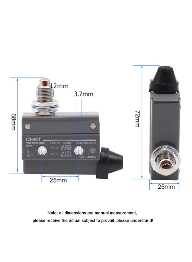 CHNT YBLXW-6/11BZ Self-Resetting Limit Microwave Travel Switches - Image 4