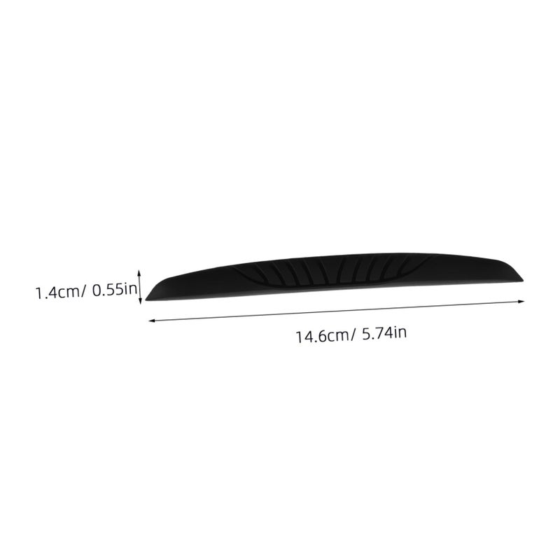 6 Pcs Universal Car Side Door Edge Guards Protector Black Auto Anti Collision Door Trim Molding Crash Scratch Protector Bumper Guard - Image 3