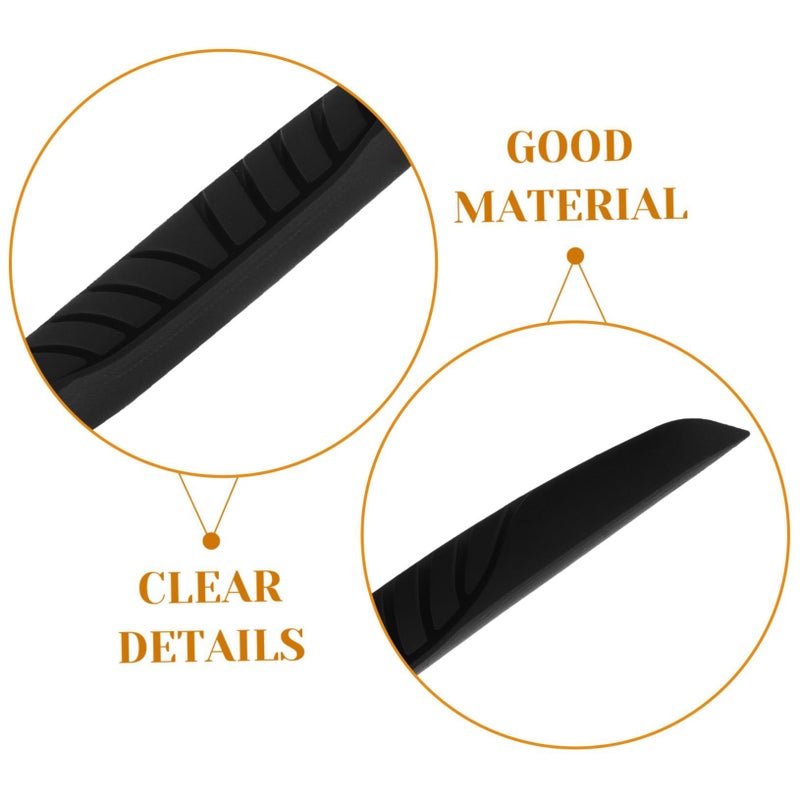 6 Pcs Universal Car Side Door Edge Guards Protector Black Auto Anti Collision Door Trim Molding Crash Scratch Protector Bumper Guard - Image 4