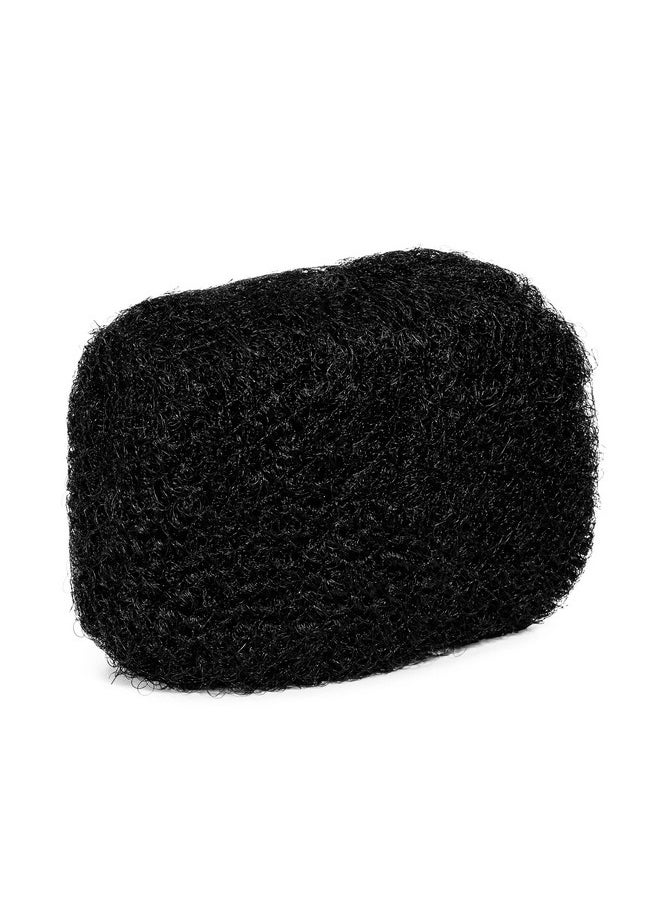 Locsanity - Afro Kinky 100% Bulk Natural Human Hair Braiding Hair For Dreadlocks Loc Repair Dreadlock Extensions Twists Braids 8 Inches Long 1 Oz 1B - Image 1