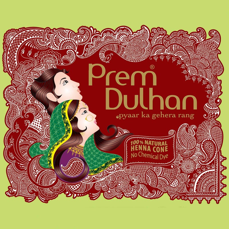Prem Dulhan Mehendi Cone 12pc in 1 box Pack of 3 - Image 2