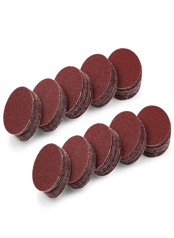 SPEEDWOX 100pc 1 Inches Sanding Discs Hook and Loop Sandpaper 120 Grit Sander Disc Sanding for Drill Grinder Rotary Tools No Hole - Image 1
