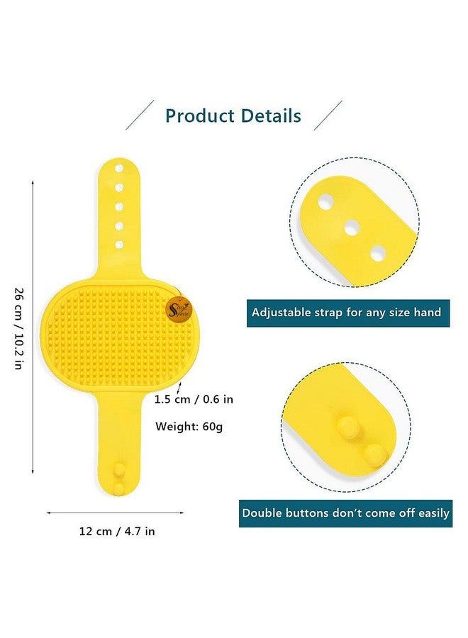 سايج سكوير مجموعة العناية بالكلاب - مقص أظافر الكلاب + مشط استحمام للحيوانات الأليفة مع حلقة قابلة للتعديل + فرشاة بمقبض خشبي للحيوانات الأليفة على الوجهين (متوسطة) + قفاز للعناية بالحيوانات الأليفة للكلاب والقطط - مجموعة 4 في 1 - Image 4