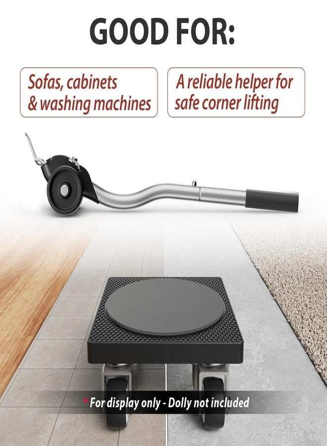 ONEON Furniture Lifter Tool with Height-Adjustable Base - Premium Furniture Jack for Heavy Furniture & Appliances, Effortless Lifting for Pads, Sliders & Mover Setups - Image 4