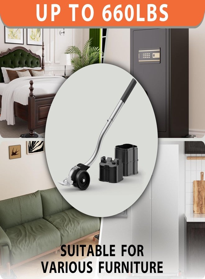 ONEON Furniture Lifter Tool with Height-Adjustable Base - Premium Furniture Jack for Heavy Furniture & Appliances, Effortless Lifting for Pads, Sliders & Mover Setups - Image 5