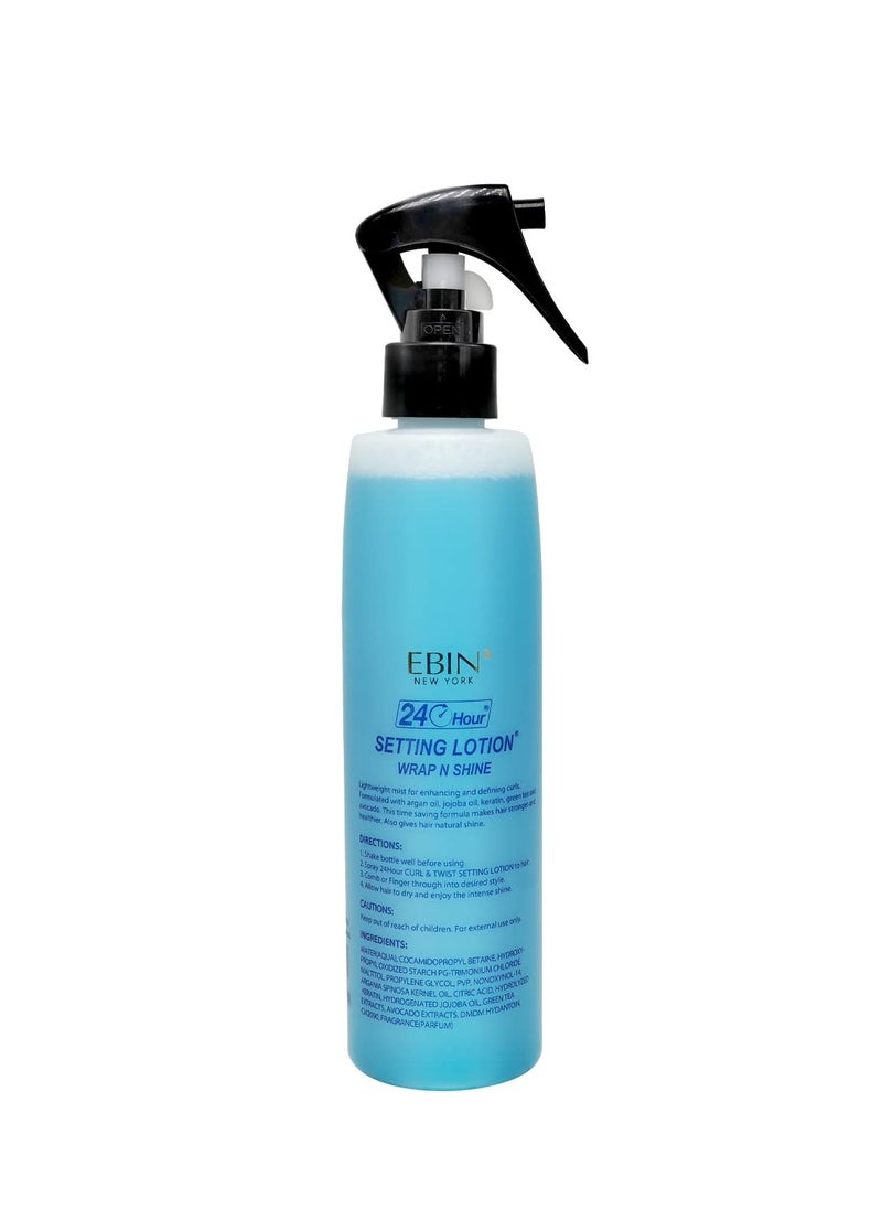 EBIN NEW YORK EBIN NEW YORK Curl & Twist Setting Lotion 8.5 oz/ 250ml | Moisturizing and Hydration, Smoothing with Natural High Shine, Defining Curls All Day Long  - Image 4