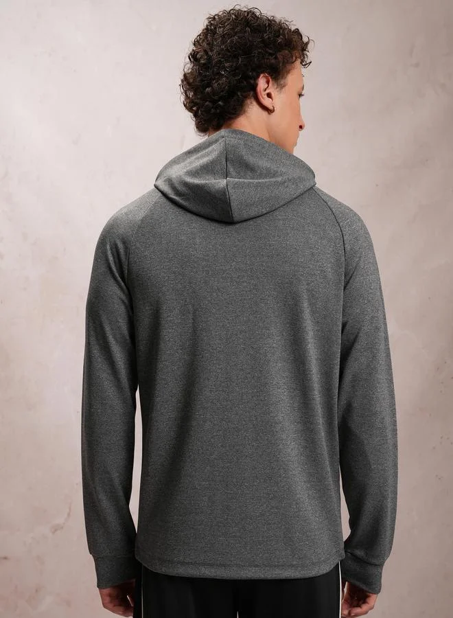 HIGHLANDER Zip Pocket Detail Hooded Jacket by Styli