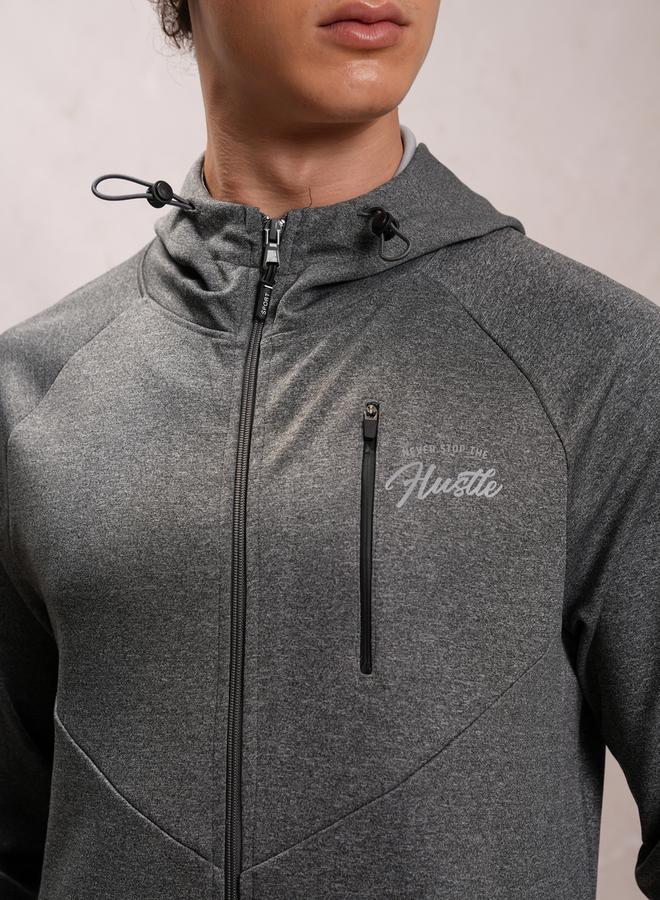 HIGHLANDER Zip Pocket Detail Hooded Jacket - Image 2