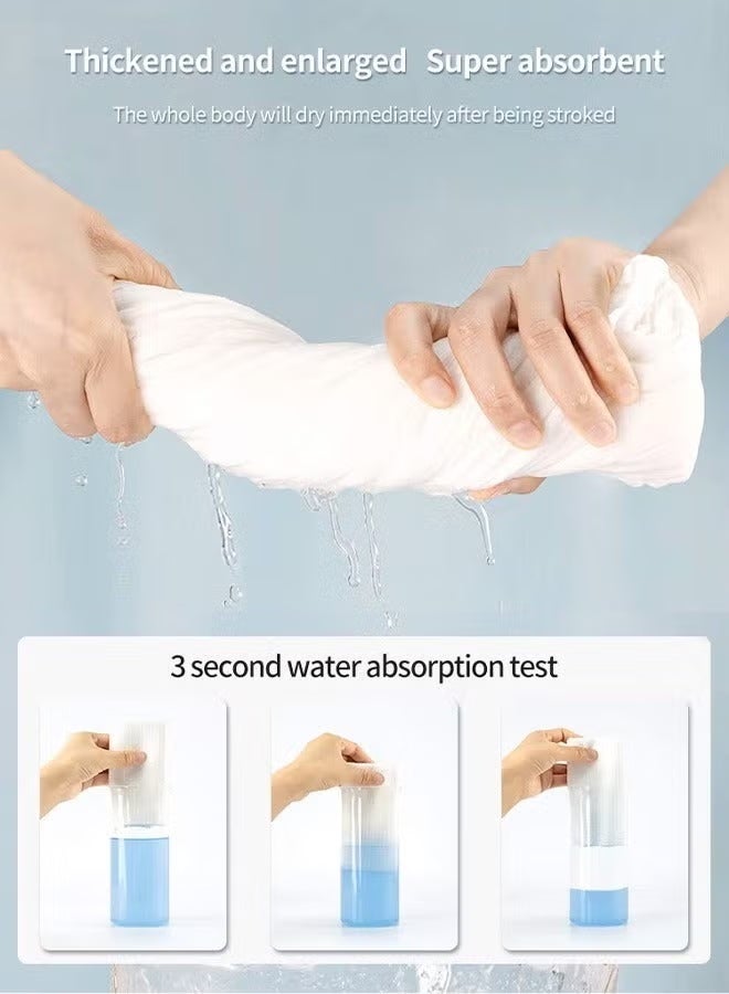 Disposable Face Towel Soft Cotton Dry Wipes Lint-Free Simple Cleaning Facial Tissues Thick Face Cleansing Towels Biodegradable Skin Friendly Face Towelettes Face Cloths for Sensitive Skin & Baby & Facial Clean & Personal Care & Travel (20*15cm) - Image 4