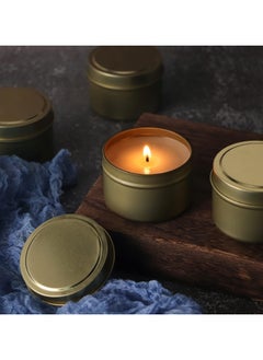 Generic 24 Pcs Candle Tin, 8oz Candle Containers, Candle Jars for DIY Candle Making, Gold Color, Arts & Crafts, Storage and Holiday Gifts (Gold )  - Image 2
