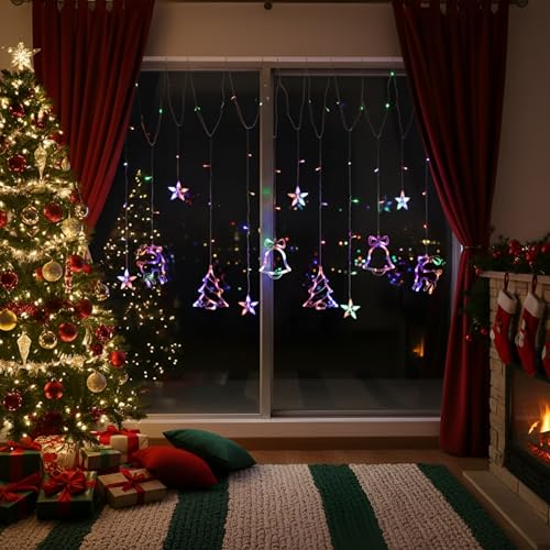 GIGAWATTS Fairy Décor Light with Ball Orbs 138 LEDs 2.5m Indoor & Outdoor Globe Curtains Strings Warm White Decoration Lights for Diwali Christmas Wedding and Party (Pack of 1, Multicolour) - Image 4
