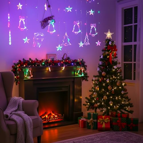 GIGAWATTS Fairy Décor Light with Ball Orbs 138 LEDs 2.5m Indoor & Outdoor Globe Curtains Strings Warm White Decoration Lights for Diwali Christmas Wedding and Party (Pack of 1, Multicolour) - Image 1