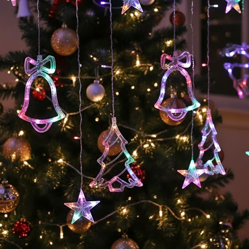 GIGAWATTS Fairy Décor Light with Ball Orbs 138 LEDs 2.5m Indoor & Outdoor Globe Curtains Strings Warm White Decoration Lights for Diwali Christmas Wedding and Party (Pack of 1, Multicolour) - Image 2