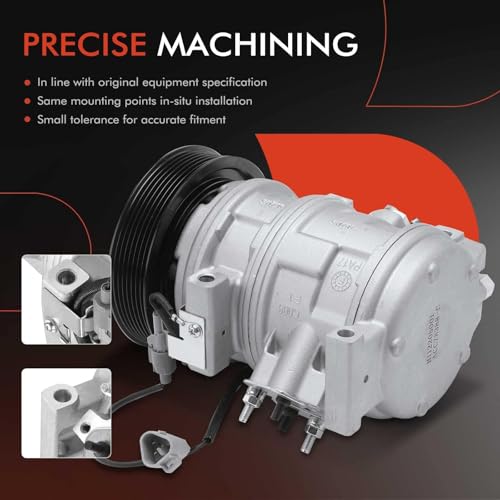 A-Premium Air Conditioner AC Compressor with Clutch Compatible with Toyota Camry 2.4L 2002-2006, Highlander 2001-2007, Solara 2002-2008 - Image 5