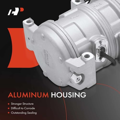 A-Premium Air Conditioner AC Compressor with Clutch Compatible with Toyota Camry 2.4L 2002-2006, Highlander 2001-2007, Solara 2002-2008 - Image 3