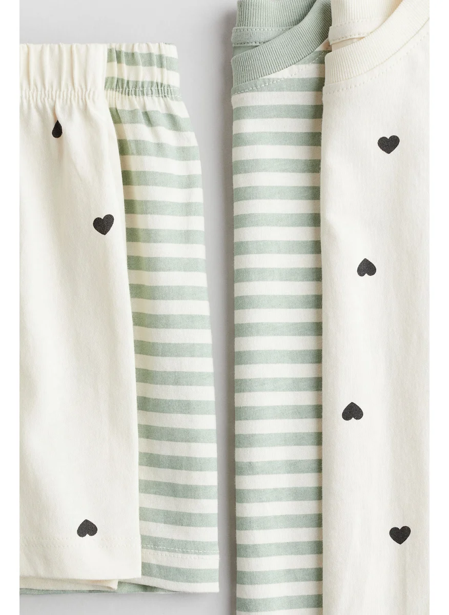 H&M 2-Pack Cotton Pyjamas