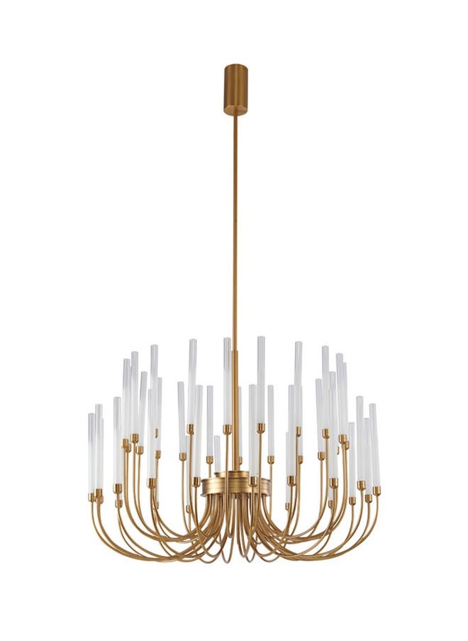 Skolari Circular Chandelier in Gold with Candle Lights size 85 cm warm light 60W XQ-008 - pzsku/ZCF2B5FD9445666086E56Z/45/_/1740384631/33bbac55-56f3-433f-b550-bcd4aa06f4fd