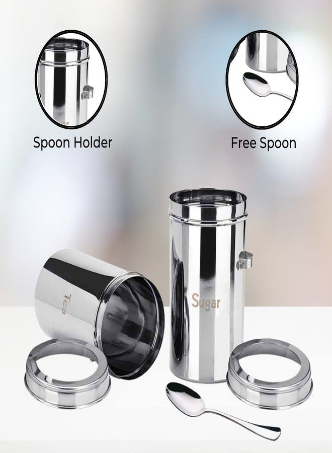 PDDFALCON Stainless steel Top See through jar/dabba Storage Container for kitchen storage|BIS Certified,Jindal Seal & Made In India| Canister for Masala,Honey,Spice,aachar,Sugar (750, round, 2,10046) - Image 5