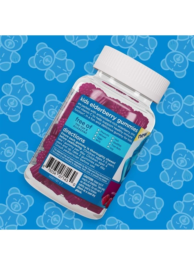 Mommy's Bliss Kids Elderberry Gummies, Supports Immunity with Black Elderberry, Zinc & Vitamin C, Gluten Free & Vegan, Age 2 Years+ (60 Count) - Image 5