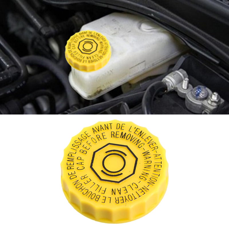UZZH Brake Fluid Cap Brake Master Cylinder Reservoir Cap Fluid Cap Replacement OEM 4683656AB for Dodge Ram 1500 2500 3500 Jeep Wrangler JK Grand Cherokee Chrysler Sebring
