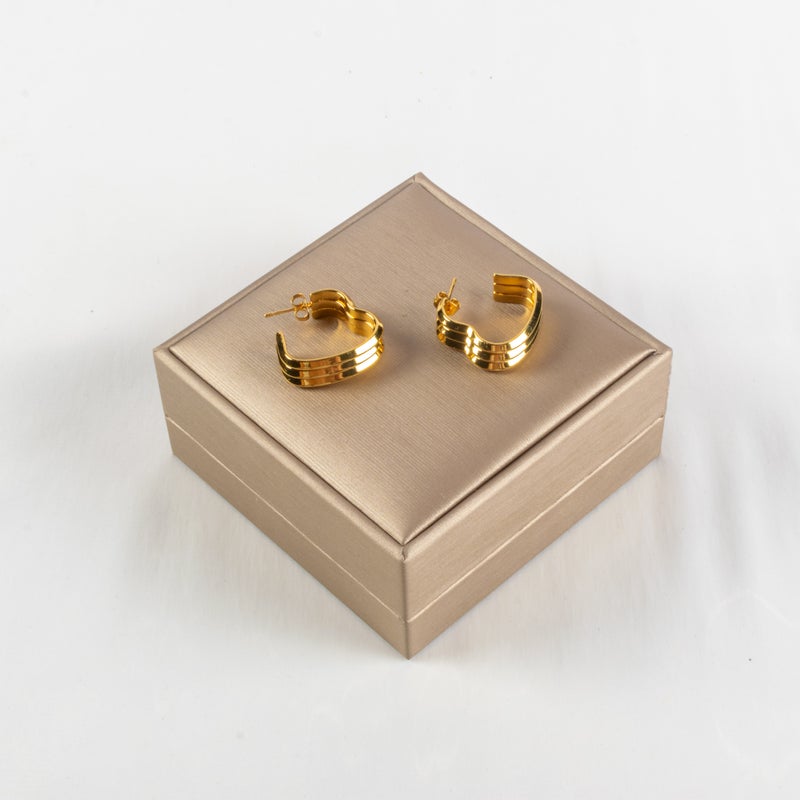 Golden Stainless Steel Earring