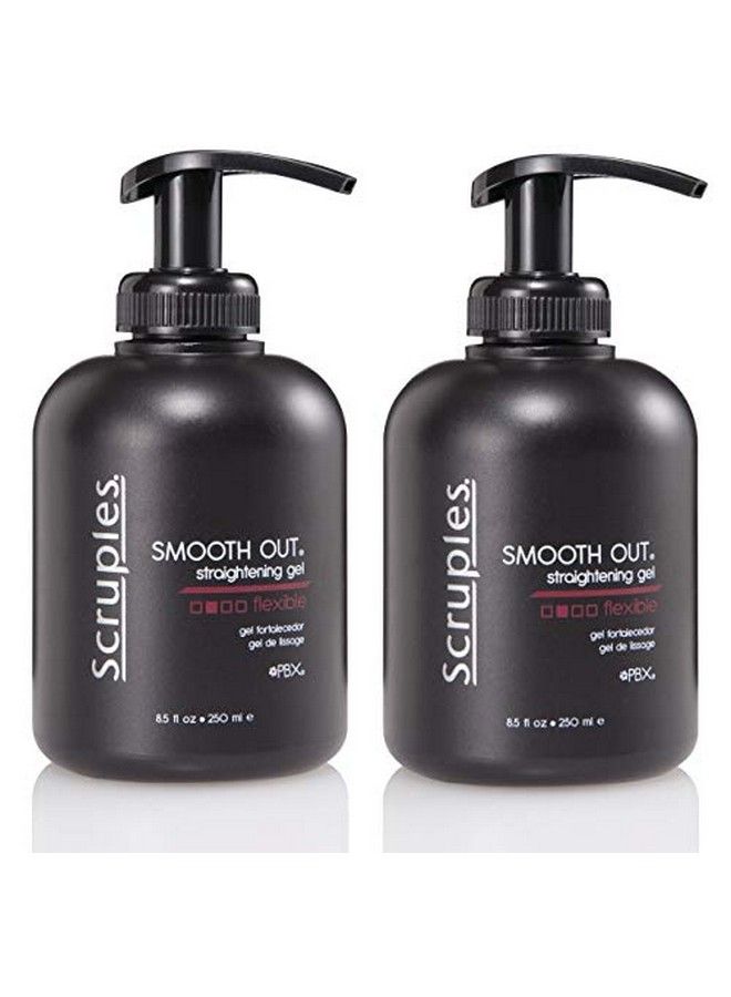 Scruples Smooth Out Hair Straightening Gel (8.5Oz) Antifrizz Hair Balm For Men & Women Conditioning & Smoothening Cream Controls Curls Suitable For All Hair Types Pack Of 2 - Image 1