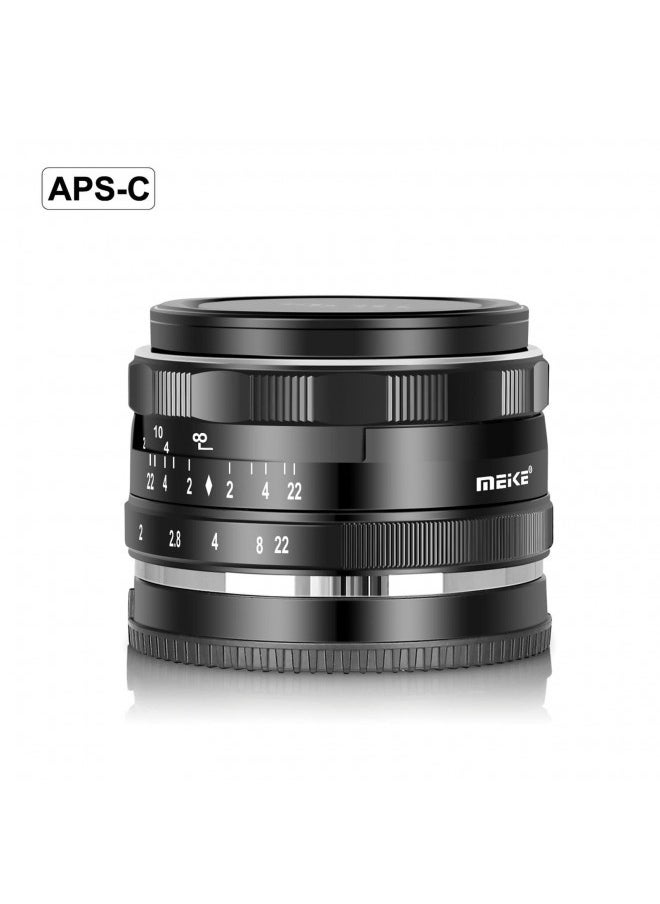 Meike - Meike 35Mm F1.7 Manual Focus Prime Lens For Micro 4/3 Mft M4/3 Compatible With Olympus And Panasonic Mirrorless Cameras Gh4 Gh5 Gh6 Om-1 - Image 1