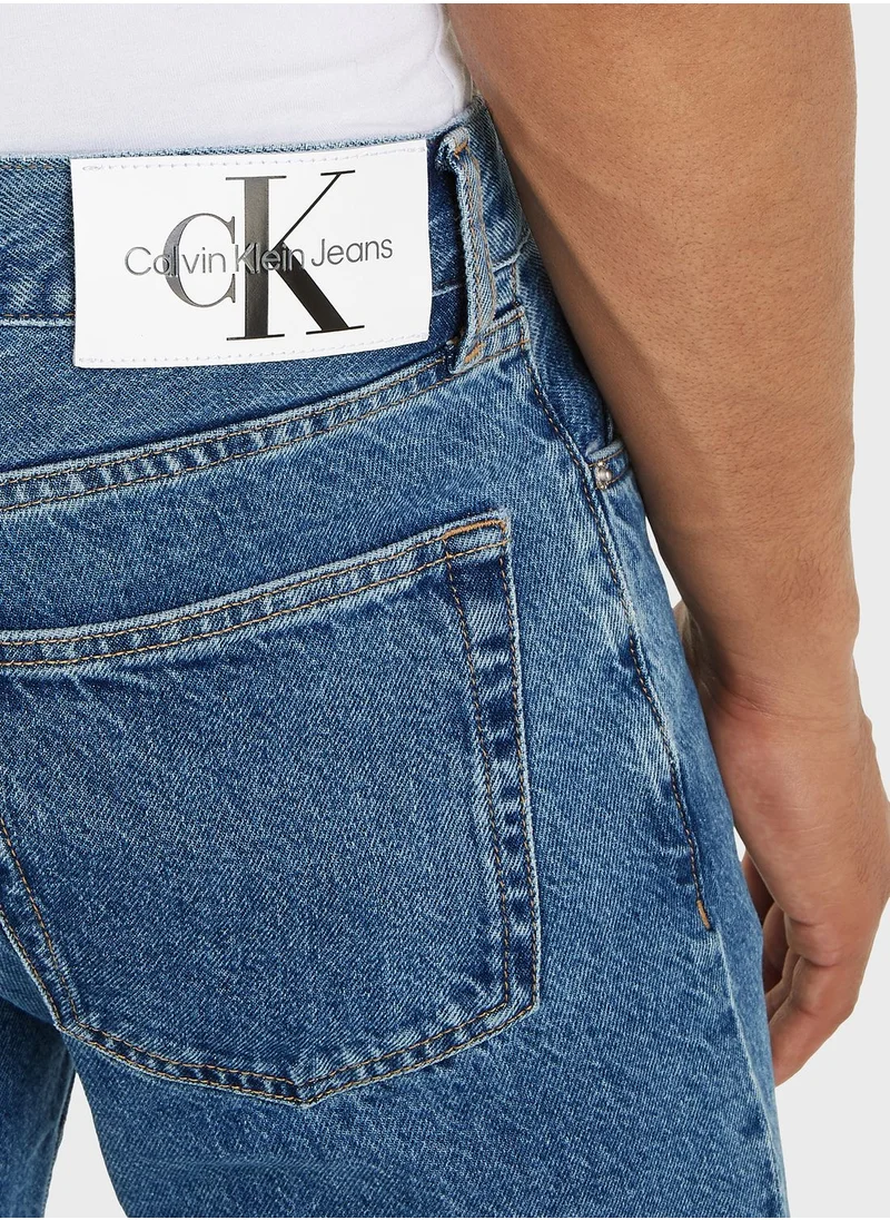 Calvin Klein Jeans Light Wash Straight Fit Jeans