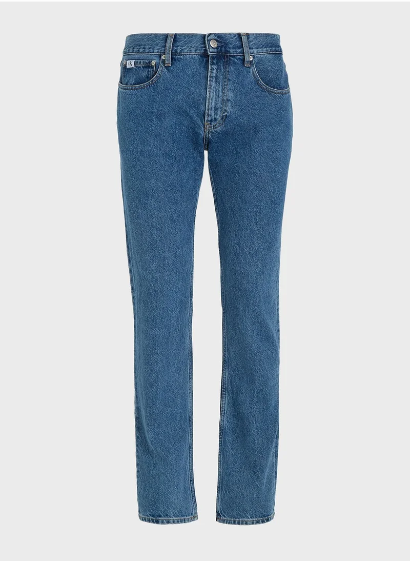 Calvin Klein Jeans Light Wash Straight Fit Jeans