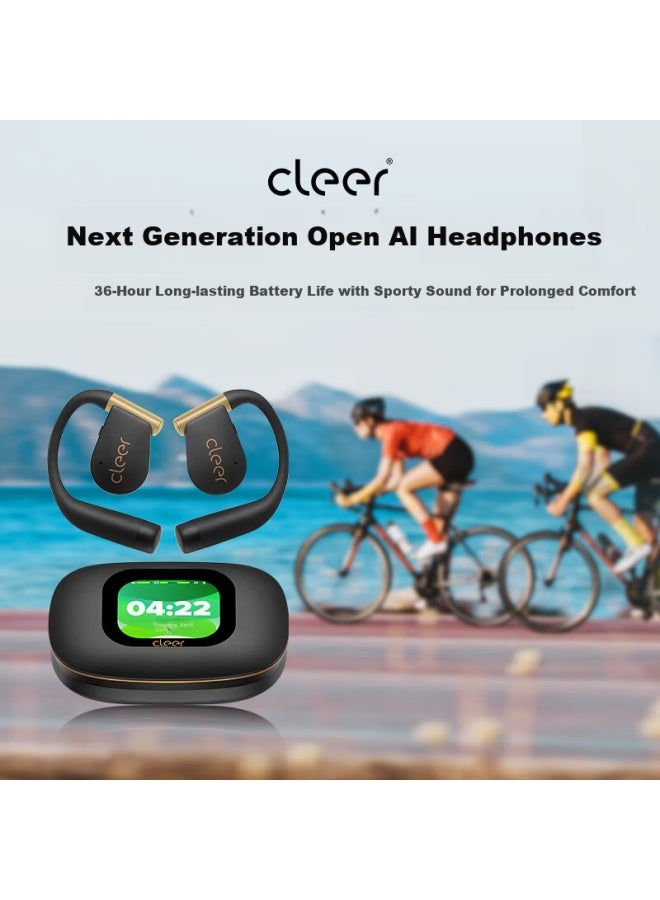 Cleer Arc 5 Lite Open-Ear Ai-Powered Dolby Sound Master Bluetooth Sport Earphones Gift Compatible With Huawei Apple Xiaomi Obsidian Black - Image 4