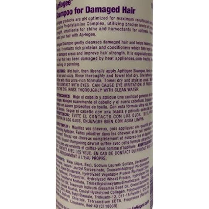 ApHogee Shampoo for Damaged Hair, 16 Fl Oz (Pack of 3)– Restores Strength, Shine, and Manageability - Image 3