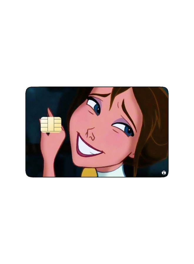 RKN PRINTED BANK CARD STICKER Animation Jane Porter From Tarzan By Disney - Image 1